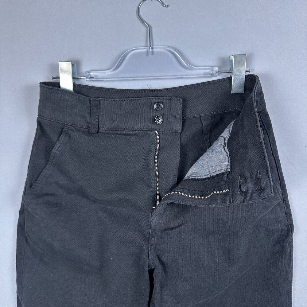 Everlane Straight Leg Crop Pants Mens Size 6 High Rise Dark Wash Black - Picture 9 of 12